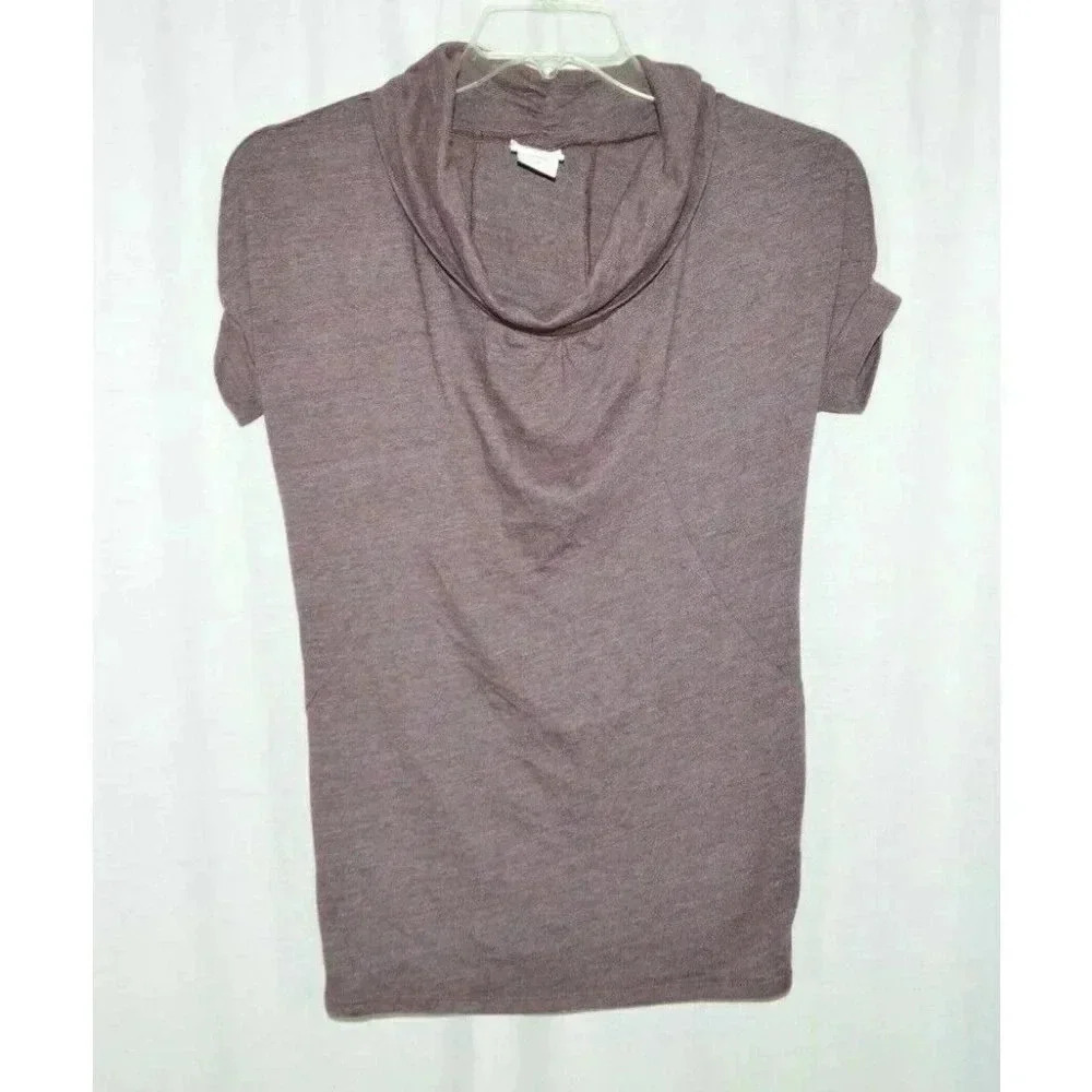 Oh Baby Motherhood Maternity Purple Short Sleeve